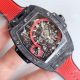 Swiss Grade Copy Hublot Spirit of Big Bang Tourbillon Carbon Watch Red Rubber Strap (4)_th.jpg
